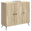 Sideboard Sonoma-eg 89 x 34,5 x 80 cm Konstrueret træ