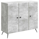 Sideboard Betongrå 89 x 34,5 x 80 cm Konstrueret træ