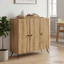 Sideboard Artisan-eg 89 x 34,5 x 80 cm Konstrueret træ