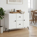 Sideboard Hvid 89 x 34,5 x 60 cm Konstrueret træ