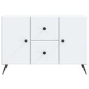 Sideboard med skuffe Hvid 89 x 34,5 x 60 cm Konstrueret træ