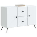 Sideboard med skuffe Hvid 89 x 34,5 x 60 cm Konstrueret træ