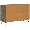 Sideboard med skuffe Røget eg 89 x 34,5 x 60 cm Konstrueret træ