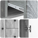 Sideboard Grå sonoma-eg 89 x 34,5 x 60 cm Konstrueret træ