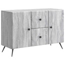 Sideboard Grå sonoma-eg 89 x 34,5 x 60 cm Konstrueret træ