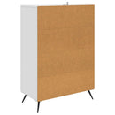 Sideboard med skuffe Hvid 66 x 34,5 x 95 cm Konstrueret træ