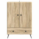 Sideboard Sonoma-eg 66 x 34,5 x 95 cm Konstrueret træ
