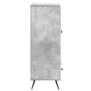 Sideboard med skuffe Betongrå 66 x 34,5 x 95 cm Konstrueret træ
