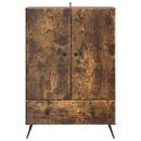 Sideboard med skuffe Røget eg 66 x 34,5 x 95 cm Konstrueret træ