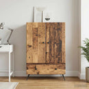 Sideboard Gammelt træ 66 x 34,5 x 95 cm Konstrueret træ