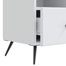 TV-skab med skuffe Hvid 102 x 34,5 x 50 cm Konstrueret træ