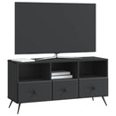 TV-skab med skuffe Sort 102 x 34,5 x 50 cm Konstrueret træ