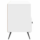 TV-skab Hvid højglans 102 x 34,5 x 50 cm Konstrueret træ