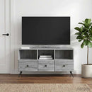 TV-skab Grå sonoma-eg 102 x 34,5 x 50 cm Konstrueret træ