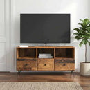 TV-skab Gammelt træ 102 x 34,5 x 50 cm Konstrueret træ
