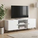 TV-skab Hvid 150 x 31 x 50 cm Konstrueret træ