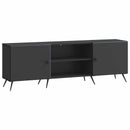 TV-skab Sort 150 x 31 x 50 cm Konstrueret træ