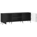 TV-skab Sort 150 x 31 x 50 cm Konstrueret træ