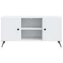 TV-skab Hvid 102 x 34,5 x 50 cm Konstrueret træ