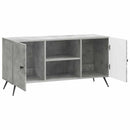 TV-skab Betongrå 102 x 34,5 x 50 cm Konstrueret træ