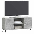 TV-skab Betongrå 102 x 34,5 x 50 cm Konstrueret træ