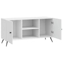 TV-skab Hvid højglans 102 x 34,5 x 50 cm Konstrueret træ