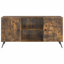 TV-skab Røget eg 102 x 34,5 x 50 cm Konstrueret træ