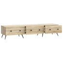 TV-skab med skuffe Sonoma-eg 147 x 34,5 x 30 cm Konstrueret træ