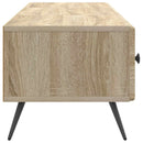 TV-skab med skuffe Sonoma-eg 147 x 34,5 x 30 cm Konstrueret træ