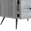 TV-skab Grå sonoma-eg 147 x 34,5 x 30 cm Konstrueret træ
