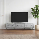 TV-skab Grå sonoma-eg 147 x 34,5 x 30 cm Konstrueret træ