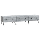 TV-skab Grå sonoma-eg 147 x 34,5 x 30 cm Konstrueret træ