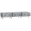 TV-skab Grå sonoma-eg 147 x 34,5 x 30 cm Konstrueret træ