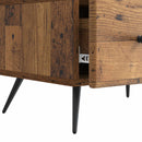 TV-skab Gammelt træ 147 x 34,5 x 30 cm Konstrueret træ