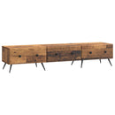 TV-skab Gammelt træ 147 x 34,5 x 30 cm Konstrueret træ