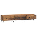 TV-skab Gammelt træ 147 x 34,5 x 30 cm Konstrueret træ