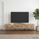 TV-skab 147 x 34,5 x 30 cm Artisan-eg Konstrueret træ