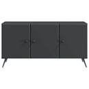 TV-skab Sort 99 x 34,5 x 50 cm Konstrueret træ