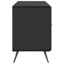 TV-skab Sort 99 x 34,5 x 50 cm Konstrueret træ