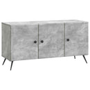 TV-skab Betongrå 99 x 34,5 x 50 cm Konstrueret træ