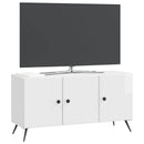 TV-skab Hvid højglans 99 x 34,5 x 50 cm Konstrueret træ