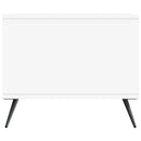 Sofabord Hvid 90 x 50 x 40 cm Konstrueret træ