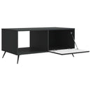 Sofabord Sort 90 x 50 x 40 cm Konstrueret træ