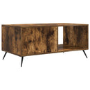 Sofabord Røget eg 90 x 50 x 40 cm Konstrueret træ