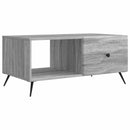 Sofabord Grå sonoma-eg 90 x 50 x 40 cm Konstrueret træ