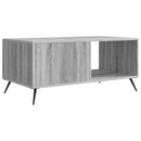 Sofabord Grå sonoma-eg 90 x 50 x 40 cm Konstrueret træ