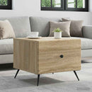 Sofabord med skuffe Sonoma-eg 49 x 50 x 40 cm Konstrueret træ