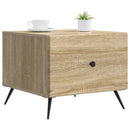 Sofabord med skuffe Sonoma-eg 49 x 50 x 40 cm Konstrueret træ