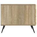 Sofabord med skuffe Sonoma-eg 49 x 50 x 40 cm Konstrueret træ