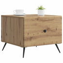 Sofabord med skuffe Artisan-eg 49 x 50 x 40 cm Konstrueret træ